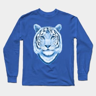 Blue tiger Long Sleeve T-Shirt